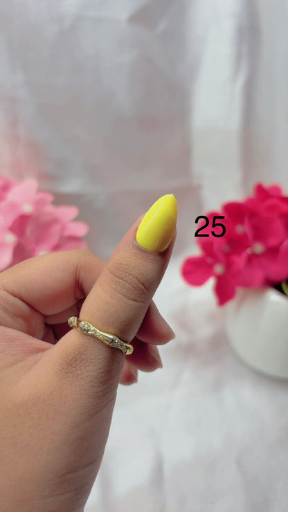 Solid Colour Nails