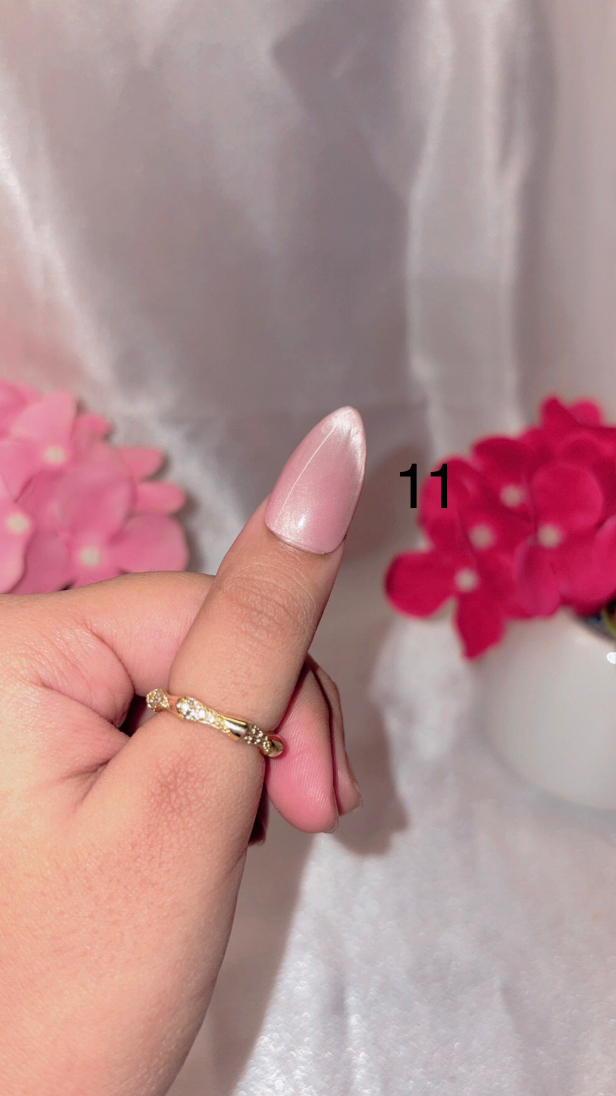 Solid Cateye Nails