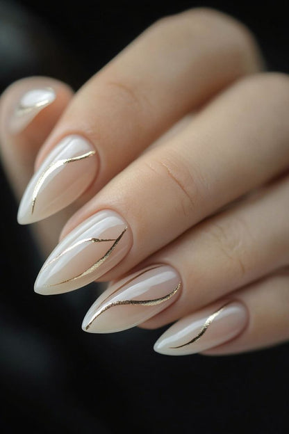 Chromatic Swirl Nails