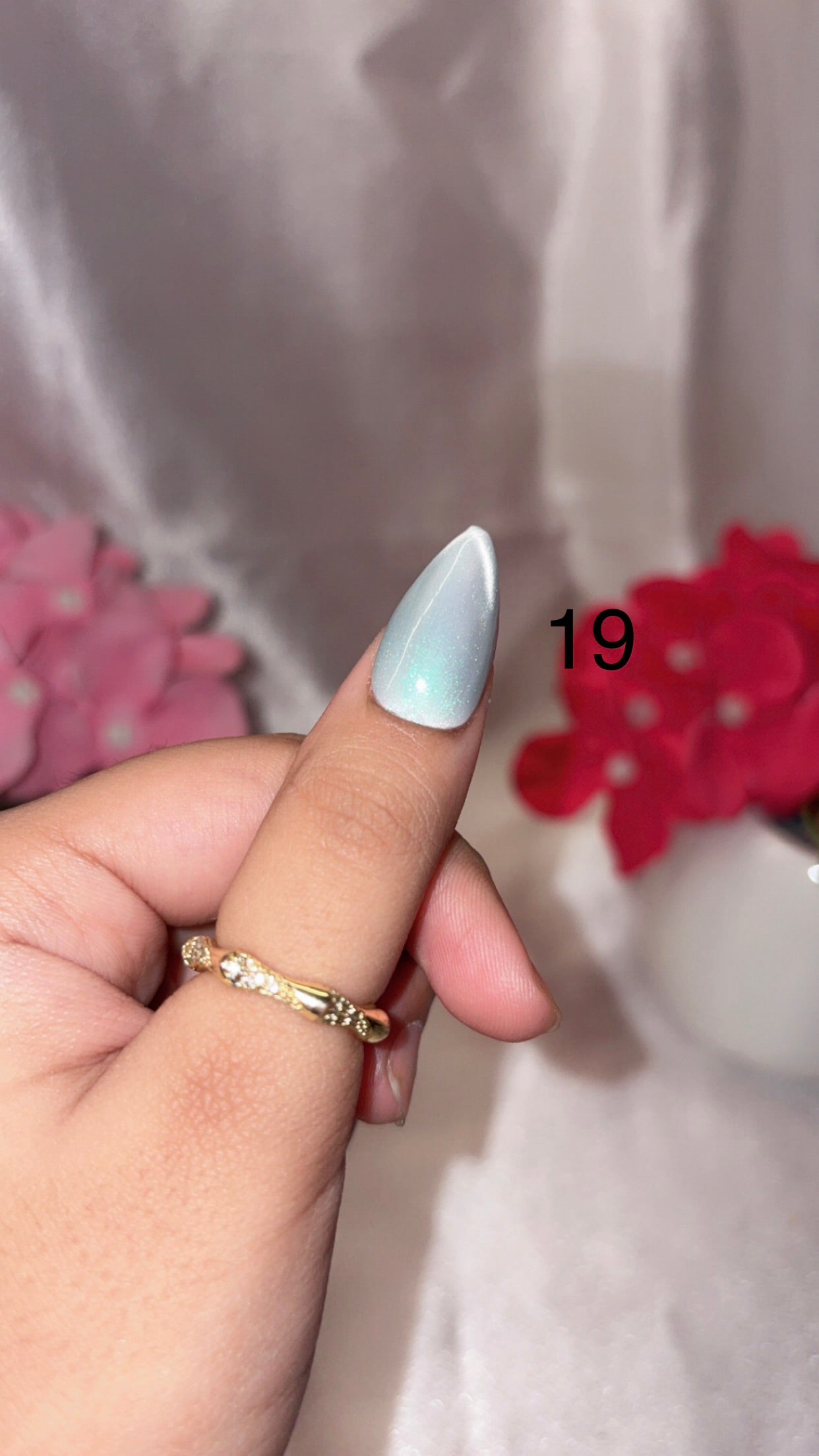 Solid Cateye Nails