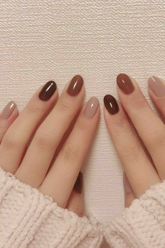 Brown Nails