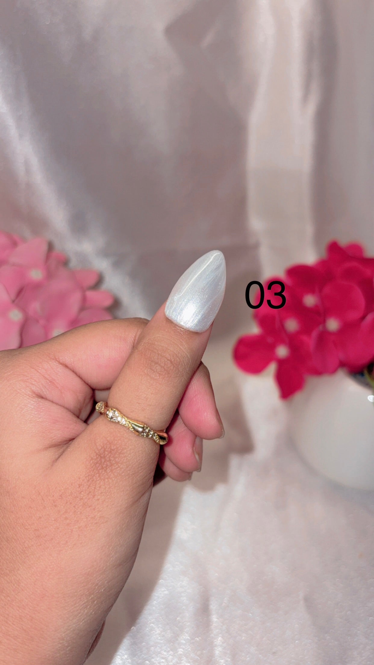 Solid Glitter Nails