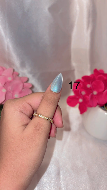 Solid Cateye Nails
