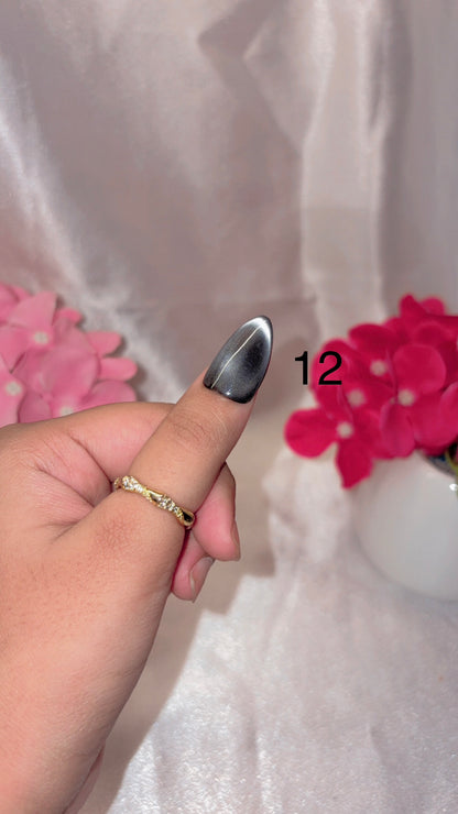 Solid Cateye Nails