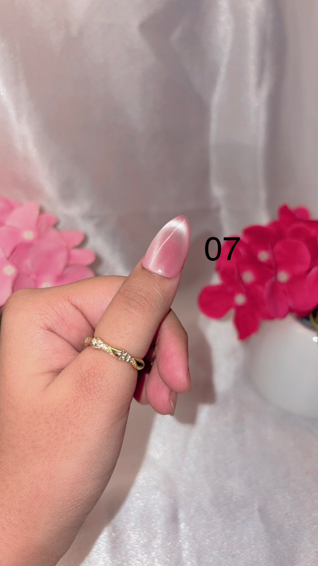 Solid Cateye Nails