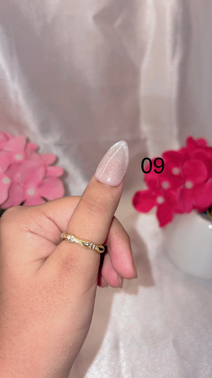 Solid Cateye Nails