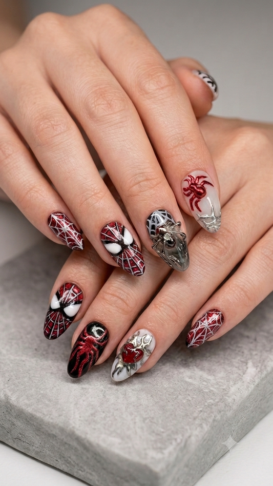 SpiderMan 3D Nails
