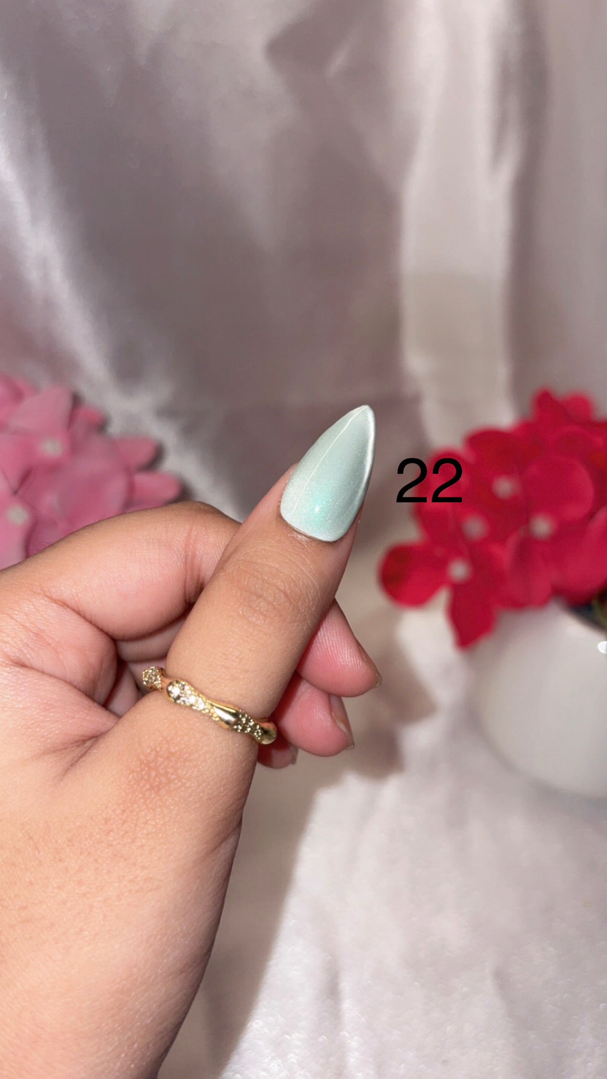 Solid Cateye Nails