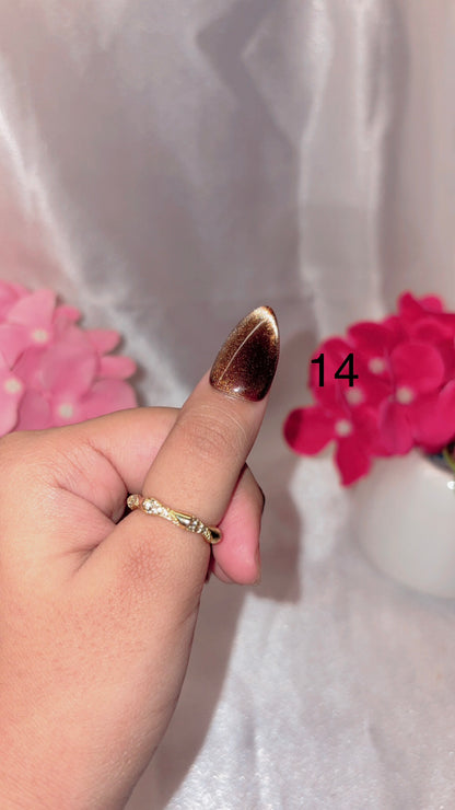 Solid Cateye Nails