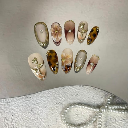 Wild Flower 3-D Nails