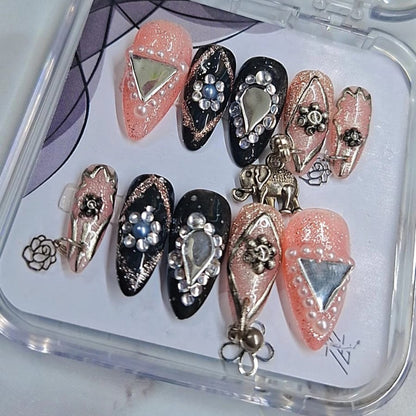 Navratri Special Nails