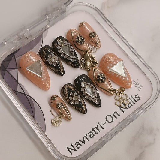 Navratri Special Nails