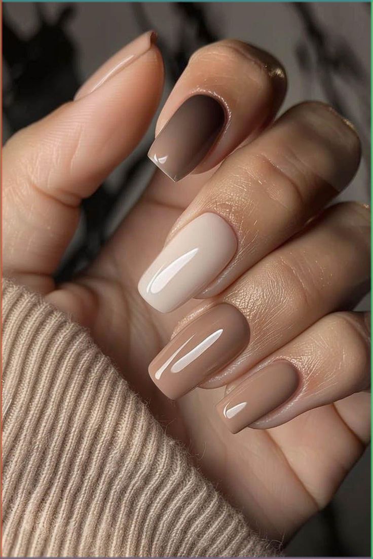 Brown Series Nails