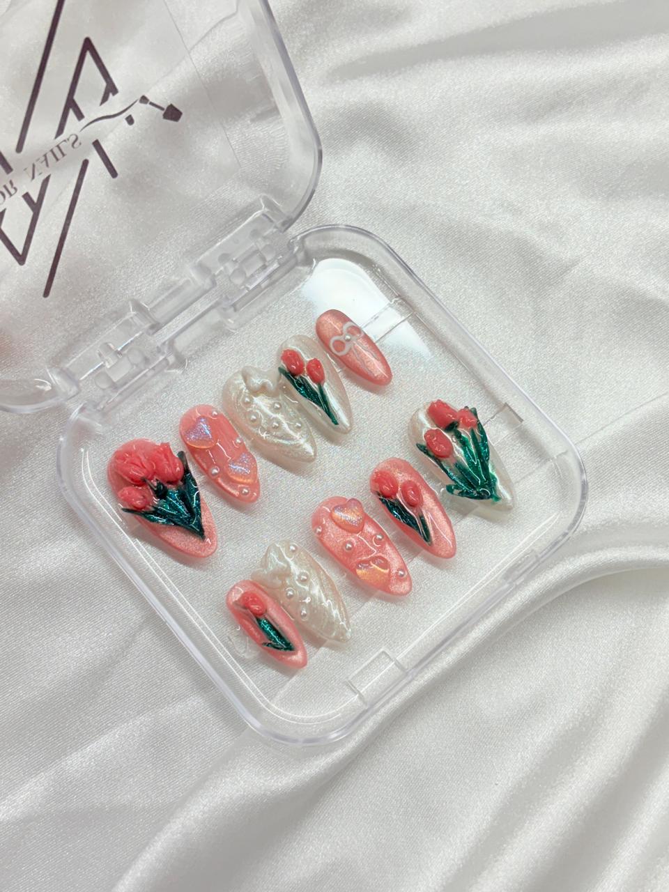 Exclusive 3-D Tulip  Nails Nior Nails