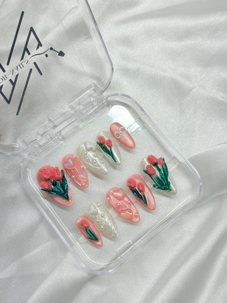 Exclusive 3-D Tulip  Nails Nior Nails