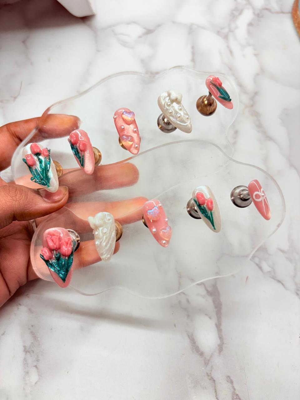 Exclusive 3-D Tulip  Nails Nior Nails