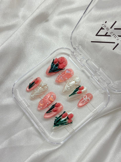 Exclusive 3-D Tulip  Nails Nior Nails