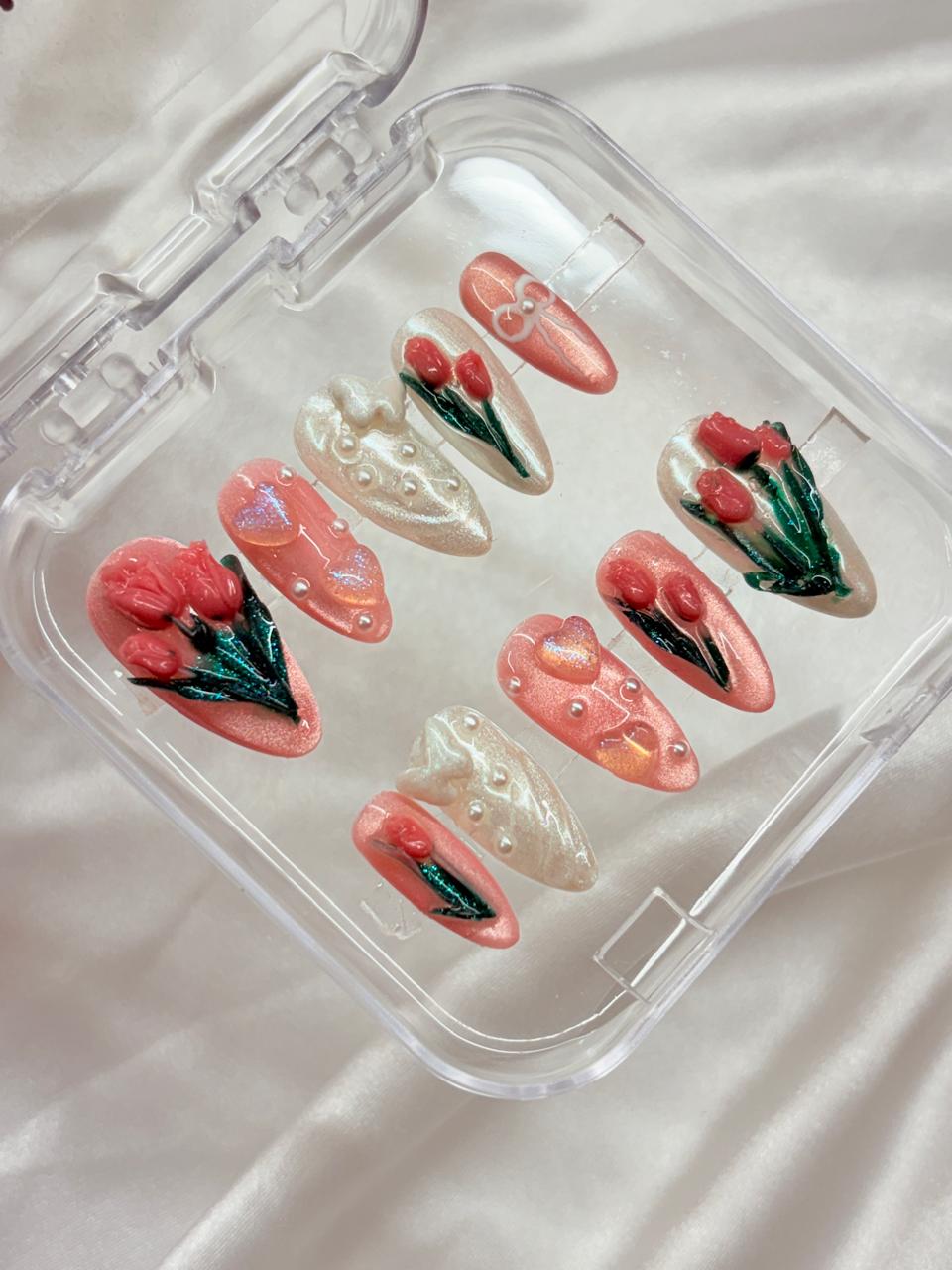 Exclusive 3-D Tulip  Nails Nior Nails