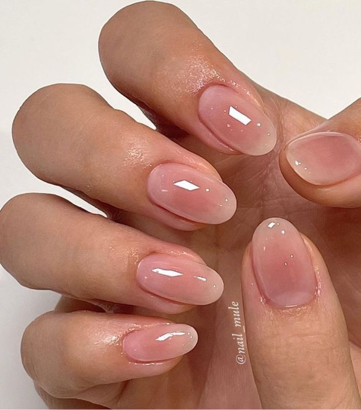 Nude Pink Ombre Nails Nior Nails