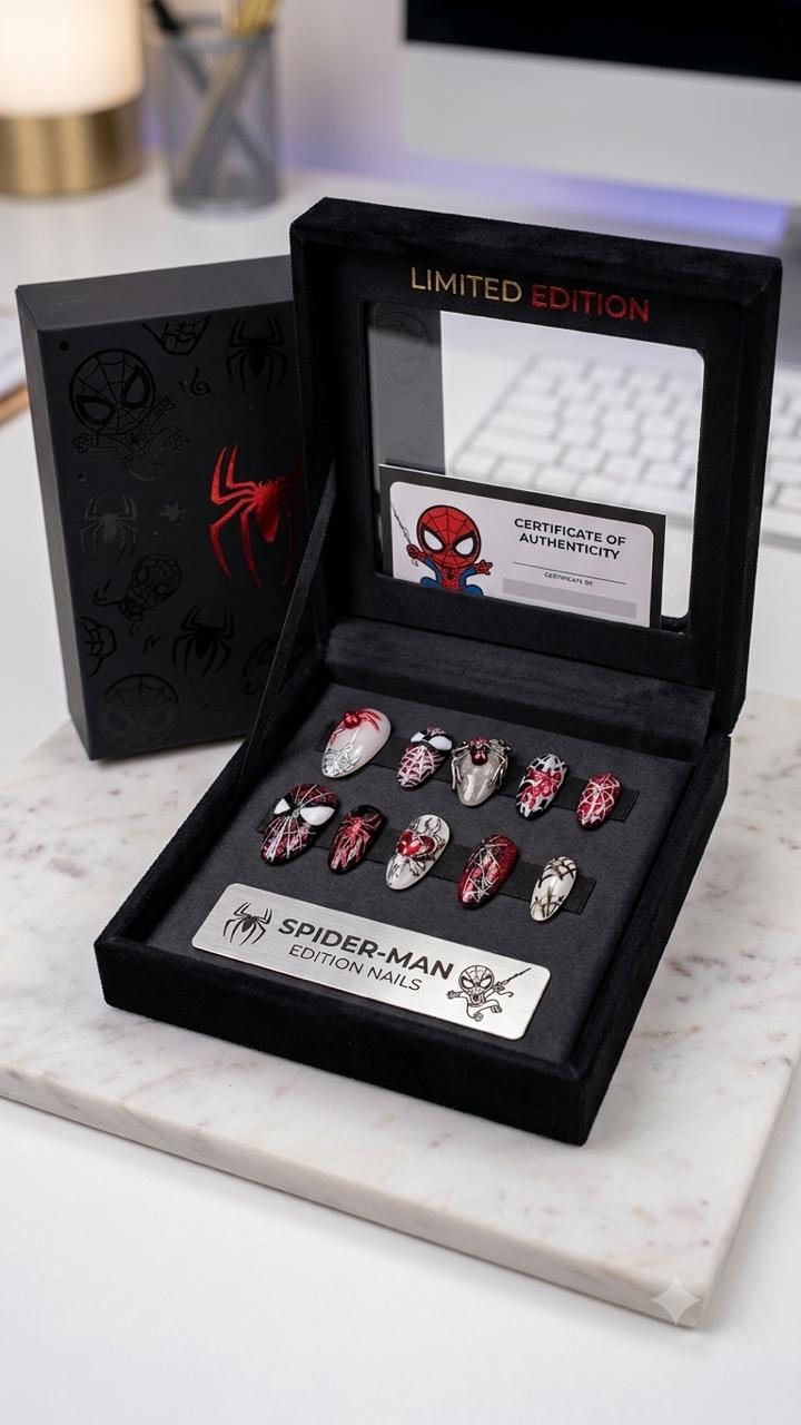 SpiderMan 3D Nails