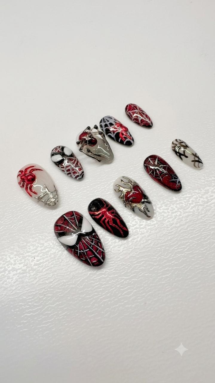 SpiderMan 3D Nails
