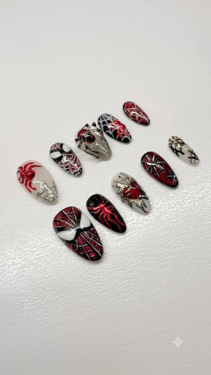 SpiderMan 3D Nails