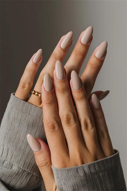 Beige Nails