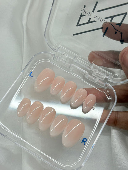 Jelly Nude French Nails