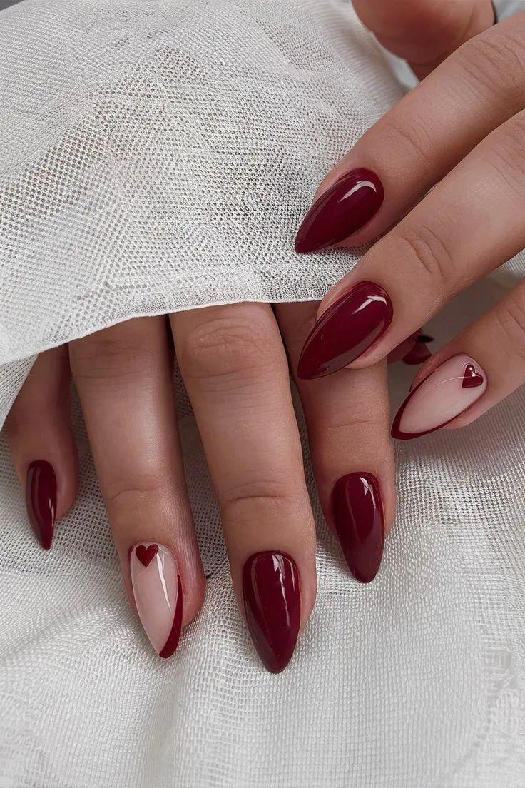 Red Heart Nails Nior Nails