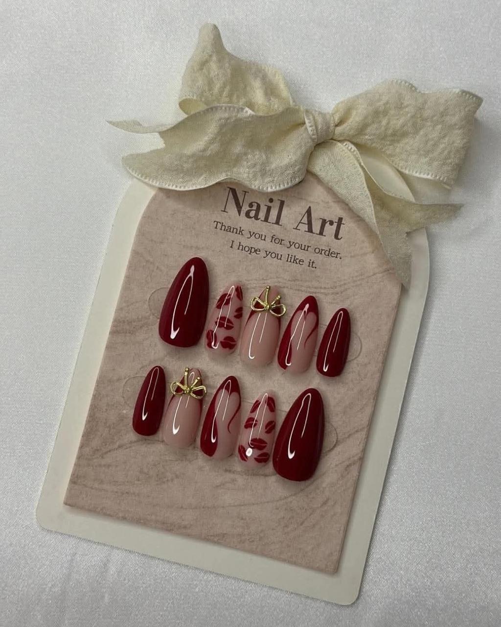 Wine Red Nails Nior Nails