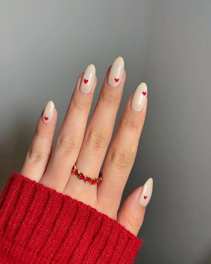 Red Heart Nails Nior Nails