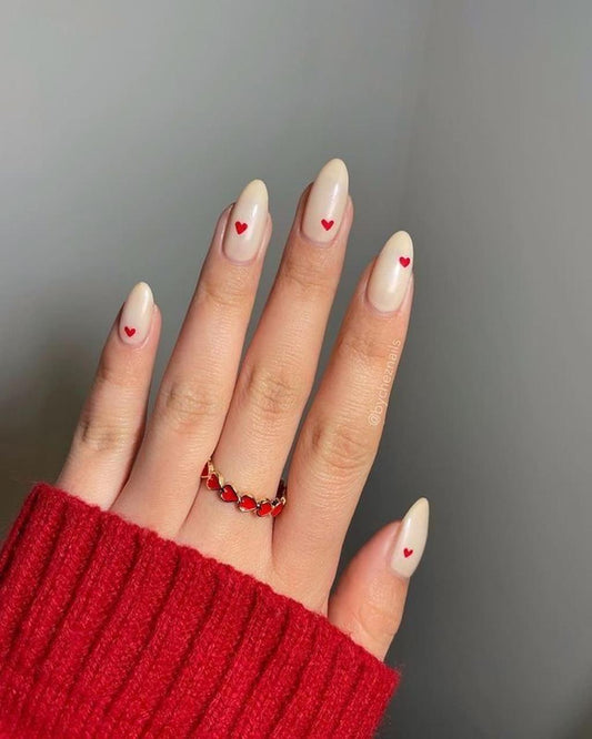 Red Heart Nails Nior Nails